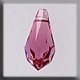 13054 Crystal Treasures-Vy Small Tear Drop 11/5.5mm Rose Ab (Qty. 1) MAIN